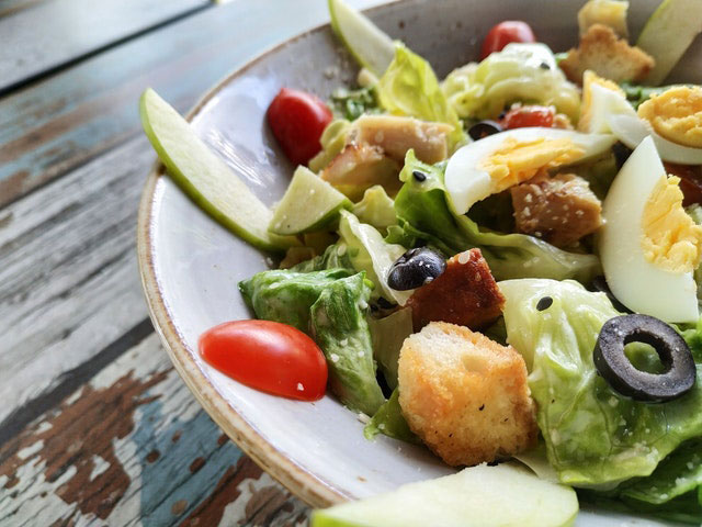 Salat gesund Essen lecker